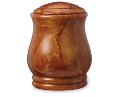 Alabaster Brown Urn