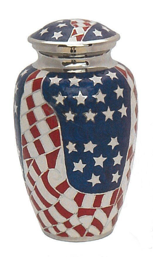 American Flag Urn