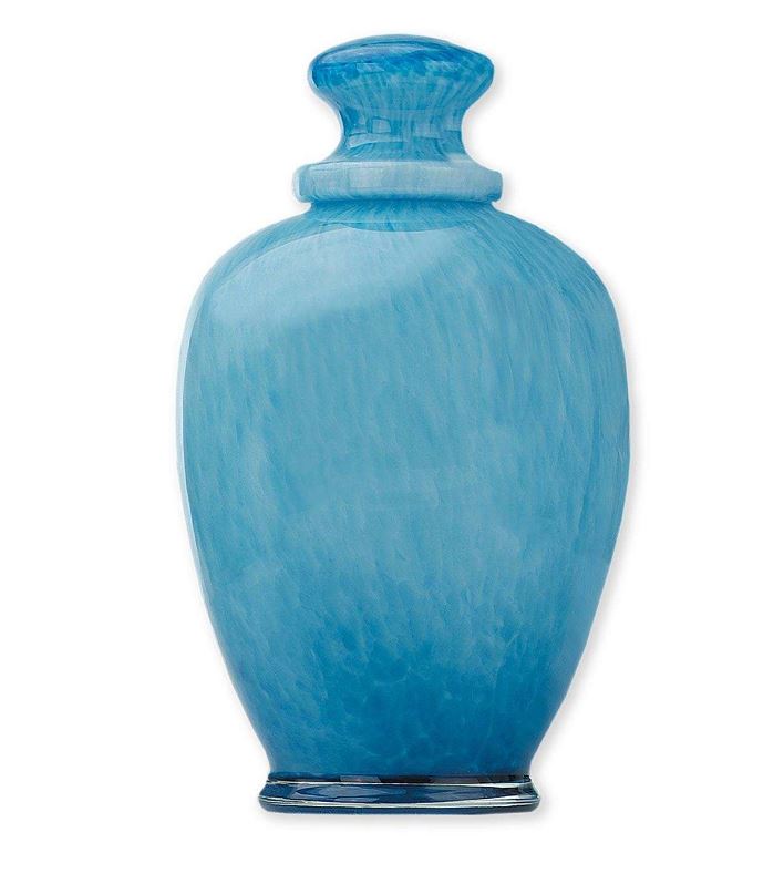 Amphora Aqua Glass Urn