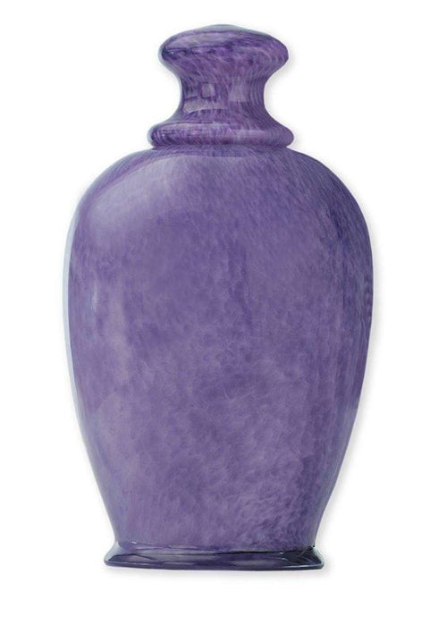 Amphora Violet Glass Urn