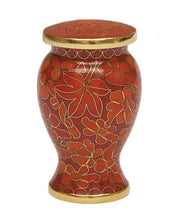 Load image into Gallery viewer, Autumn Leaves Cloisonné Urn