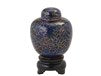 Load image into Gallery viewer, Blue Cloisonné Urn