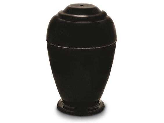 Georgian Black Night Cultured Marble Urn