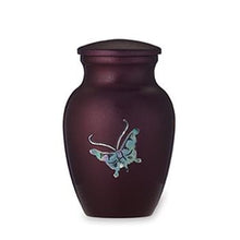 Load image into Gallery viewer, Purple Butterfly Urn